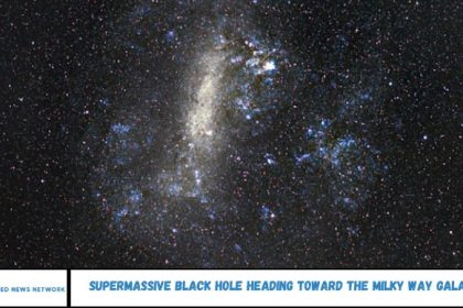 Supermassive Black Hole Heading Toward the Milky Way Galaxy