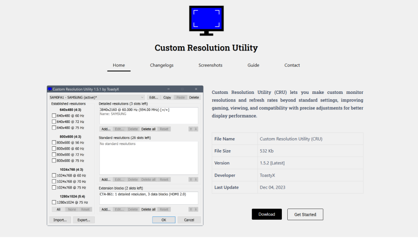 What Features Does Custom Resolution Utility Offer