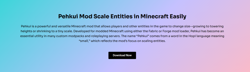Can You Shrink Players in Minecraft with Pehkui